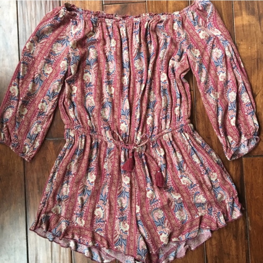 Off the Shoulder Romper